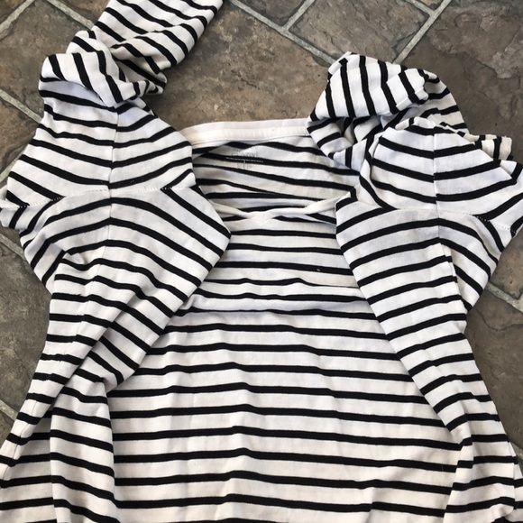 Old Navy Striped Shirt b&w - Picture 3 of 3